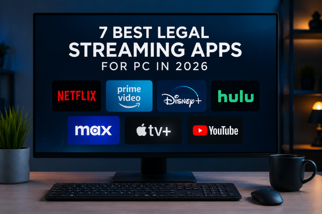 7 best legal streaming apps for PC in 2026